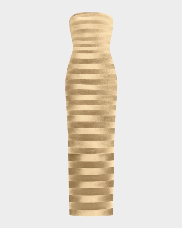 The Nia Strapless Bandage Gown